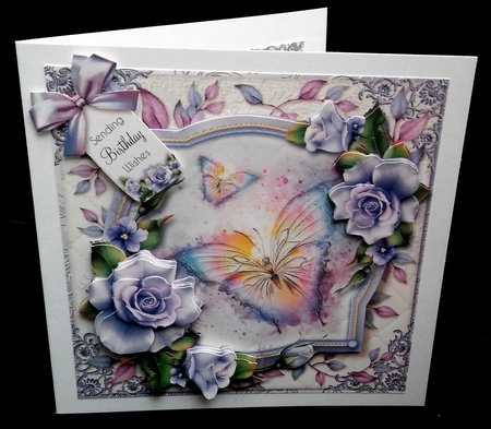 Lilac Flutters by Diane  Hitchcox