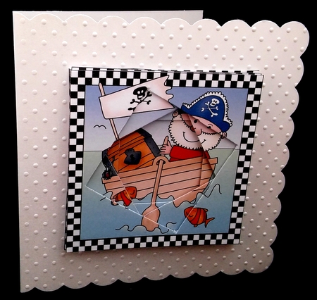Pirates Ahoy Twisted Tunnel Topper by Diane  Hitchcox