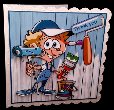 Painter Pete by Diane  Hitchcox