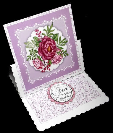 Mauve Water Coloured Peonys  by Diane  Hitchcox