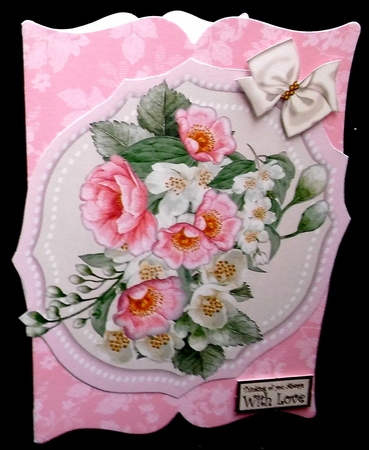 Beautiful Brier Roses and Jasmine  by Diane  Hitchcox