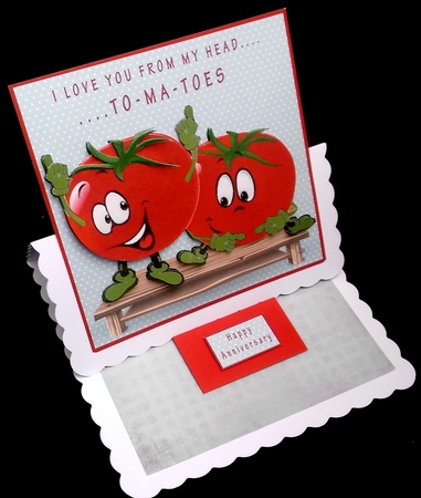 I Love you from my Head  To-Ma-Toes by Diane  Hitchcox