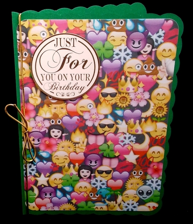 Emoji A5 Quick Card by Diane  Hitchcox