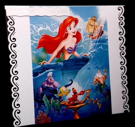 The Little Mermaid 1 A5 Quick Card by Diane  Hitchcox