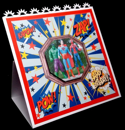 SUPERHEROES 5 BIRTHDAY by Diane  Hitchcox
