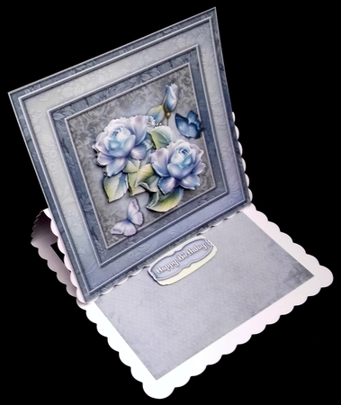 Roses N Butterflies 8x8 Mini Kit by Diane  Hitchcox