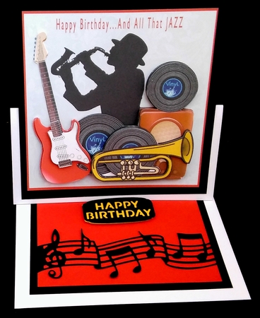 And All That Jazz - decoupage by Diane  Hitchcox
