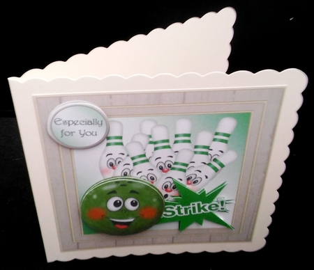Strike Card Front/Topper by Diane  Hitchcox