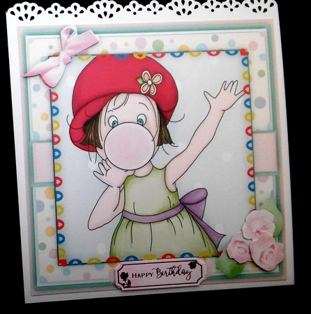 Little Bubble Gum Girl  by Diane  Hitchcox