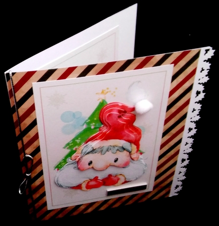 Vintage Style Santa Decoupage Pyramage Card Making Mini Kit by Diane  Hitchcox