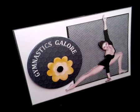 GYMNASTICS GALORE CARD FRONT MINIKIT by Diane  Hitchcox