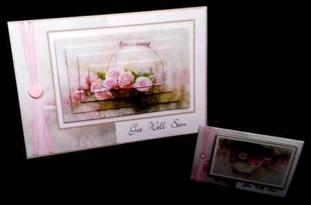 Tea Roses Get Well Mini Kit by Diane  Hitchcox