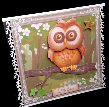Gorgeous Brown Owl 8x8 Mini Kit by Diane  Hitchcox