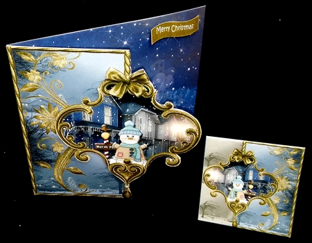 Mini Kit -over the Edge- Christmas  Scene #9 by Diane  Hitchcox