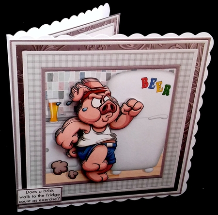 DID SOMEONE SAY BEER 8x8 Decoupage & Insert Mini Kit For Men by Diane  Hitchcox