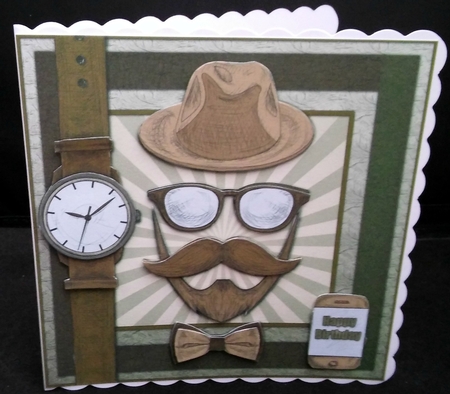 Hipster 8x8 3 Page Mini Kit by Diane  Hitchcox