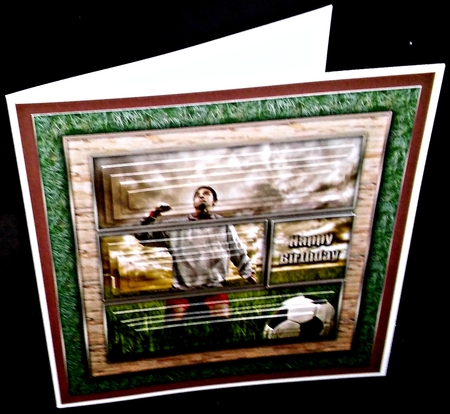 Football 3 Page Pyramage Mini Kit by Diane  Hitchcox