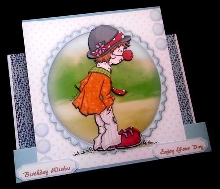 Mammas Little Clown by Diane  Hitchcox