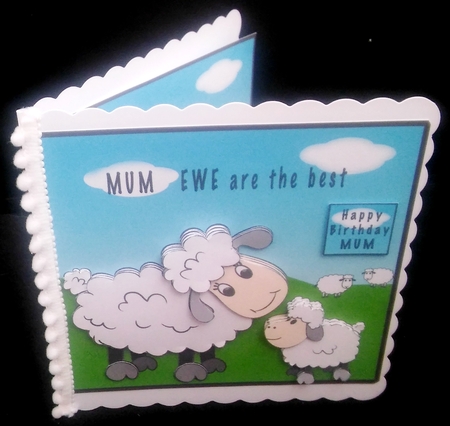MUM - Ewe are the best - decoupage by Diane  Hitchcox