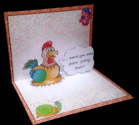 Chicken pop-up kit by Diane  Hitchcox