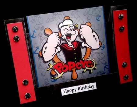 Popeye 4 Quick Card by Diane  Hitchcox