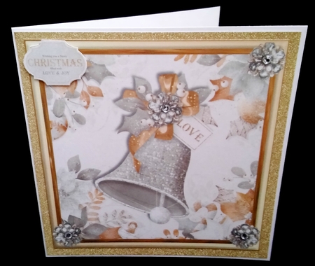 8x8 Glorious Love Bell Topper by Diane  Hitchcox