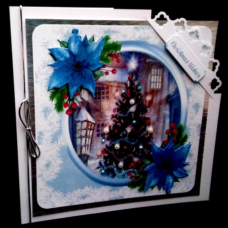 Thje Village Christmas Tree  by Diane  Hitchcox