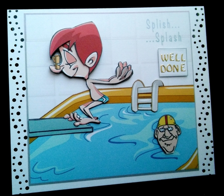 Splish Splash - Decoupage by Diane  Hitchcox