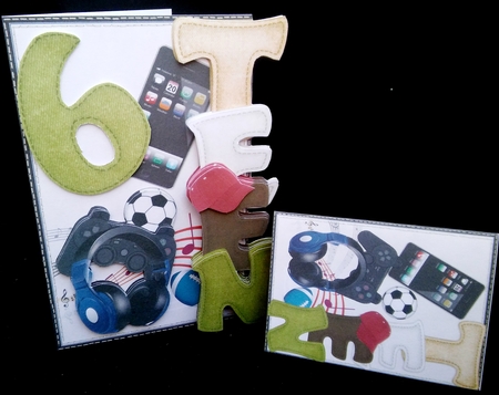 Teen boy over the edge mini kit by Diane  Hitchcox