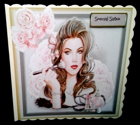 Lovely Make-Up Girl 1 by Diane  Hitchcox
