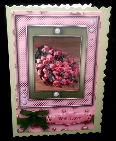 Birthday with love Quick Card by Diane  Hitchcox