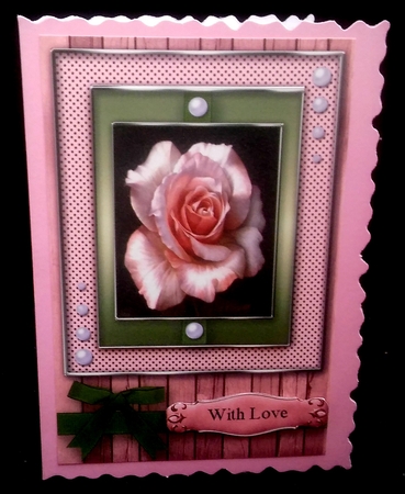 Birthday with love Quick Card by Diane  Hitchcox
