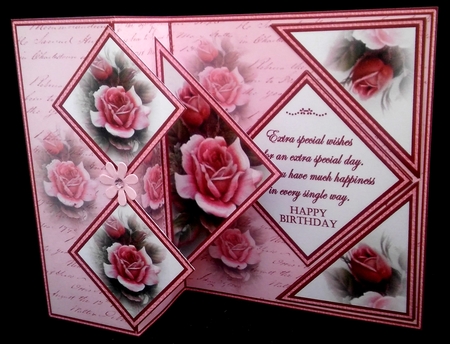 FBP Pink vintage roses by Diane  Hitchcox