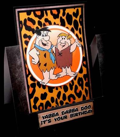 Flintstone Birthday by Diane  Hitchcox
