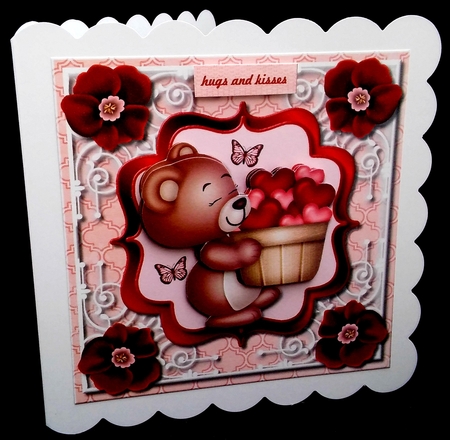 Cute Valentine Teddie Mini Kit by Diane  Hitchcox