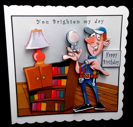 You Brighten My Day - Decoupage by Diane  Hitchcox