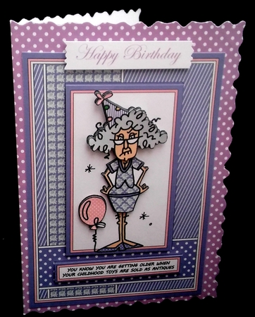 Stella - You know you are getting older when (Purple/Pink) by Diane  Hitchcox