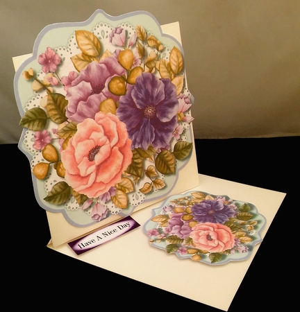 Beautiful Bouquet of Lilac Roses  by Diane  Hitchcox
