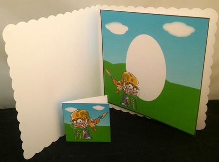 You Knock Me For Six - Insert by Diane  Hitchcox