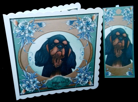 Mini Kit - Cute  King Charles Spaniel #1-For lots of occasions by Diane  Hitchcox