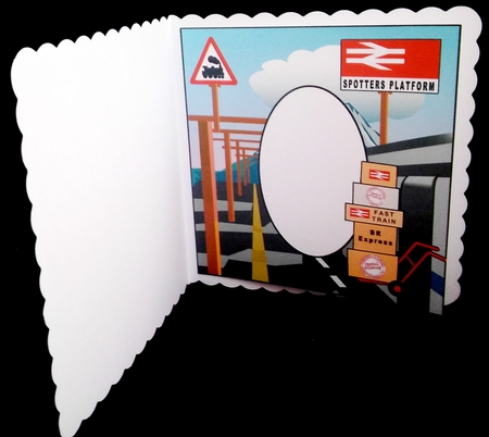 Train Spotter - Insert by Diane  Hitchcox