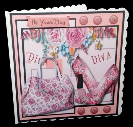 Enjoy Your Day , Diva (Pink)  by Diane  Hitchcox