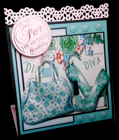 Enjoy Your Day , Diva (Aqua)  by Diane  Hitchcox