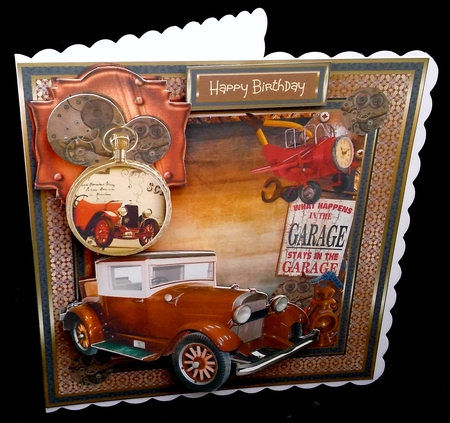 In the garage by Diane  Hitchcox