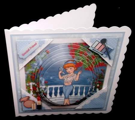 A Little Lippy - Corner Card Mini Kit by Diane  Hitchcox