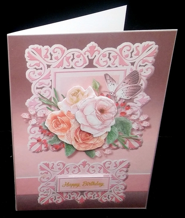 A5-Floral Foil Card Front-10 by Diane  Hitchcox