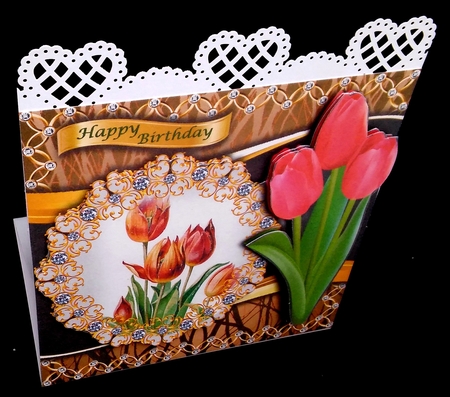 Bejewelled Blooms - Tulip by Diane  Hitchcox