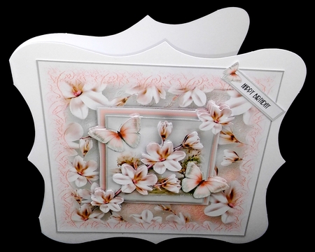 The Magnolia Tree Card Kit by Diane  Hitchcox