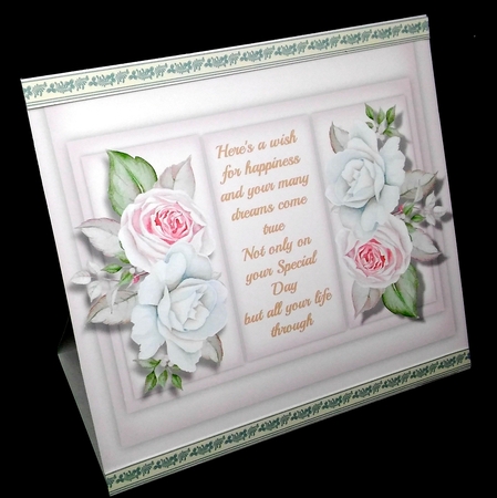 Birthday Roses with Verse by Diane  Hitchcox