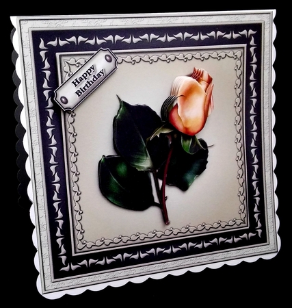 Yellow Rose 8x8 Mini Kit by Diane  Hitchcox